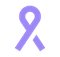 Иконка Жизнь после рака фиолетовый