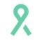 Иконка Жизнь после рака зеленый
