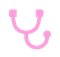 Иконка Диагностика розовый